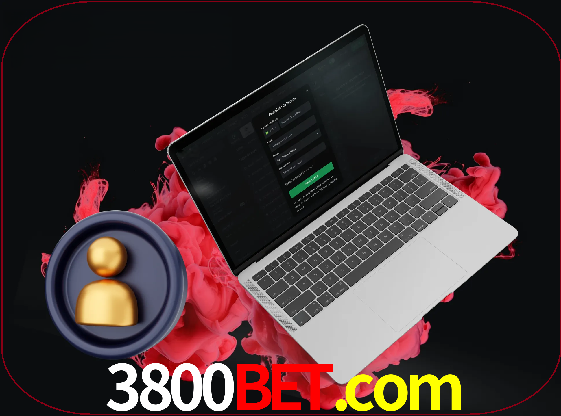 No cabeçalho do site 3800bet, clique no botão que o levará a um formulário especial onde terá de introduzir as suas informações actuais.