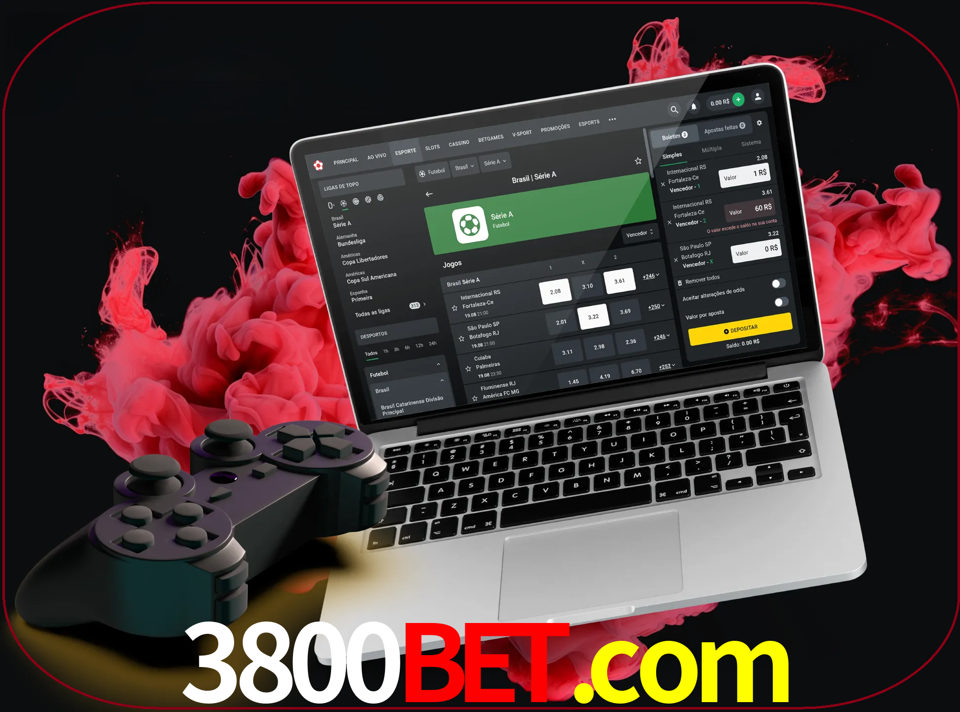 Visite a secção especial de jogos de vídeo em 3800bet para descobrir em que jogos pode apostar e ganhar muito dinheiro.