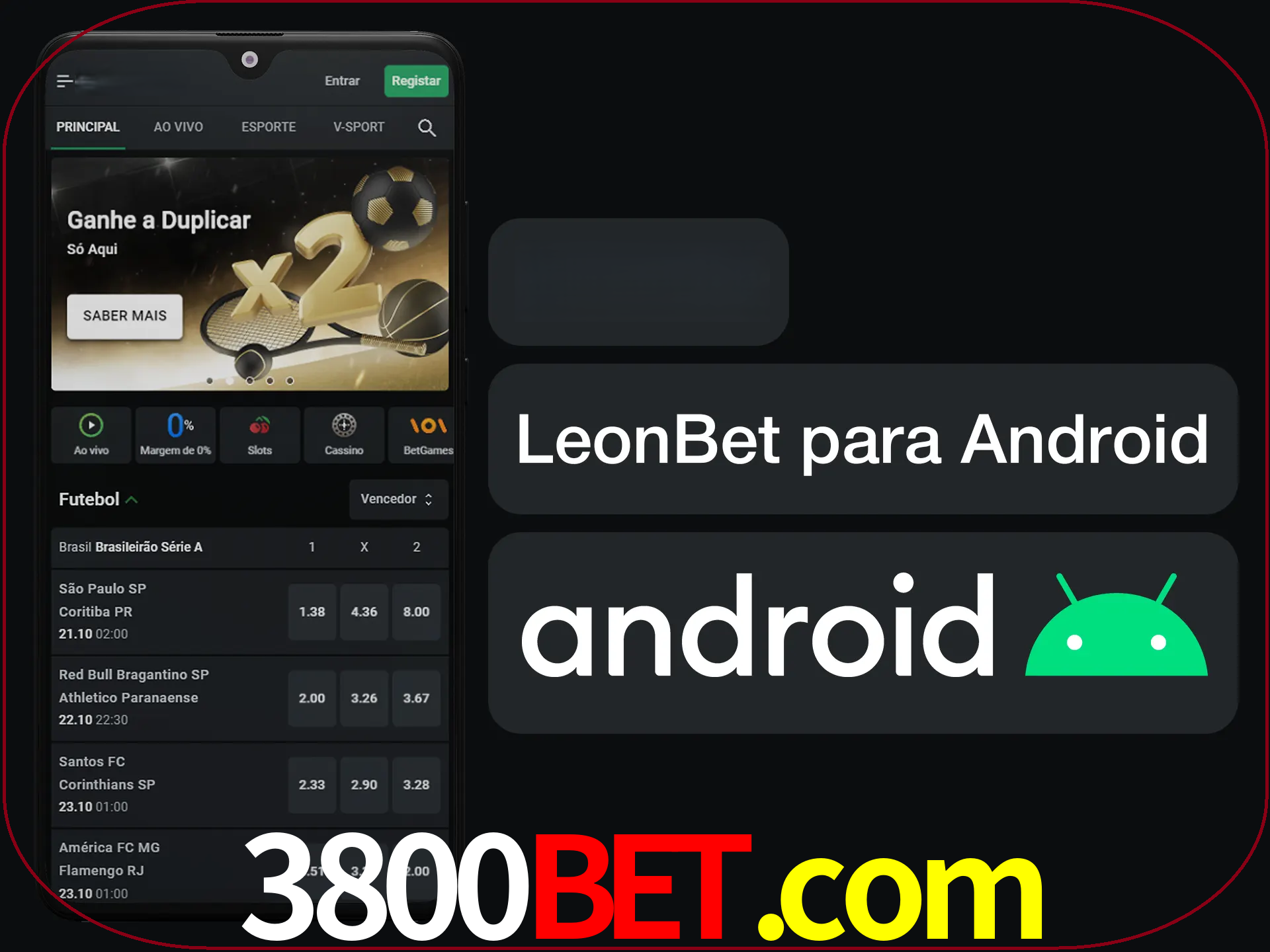 Adquira sua versão poket de LeonBet.